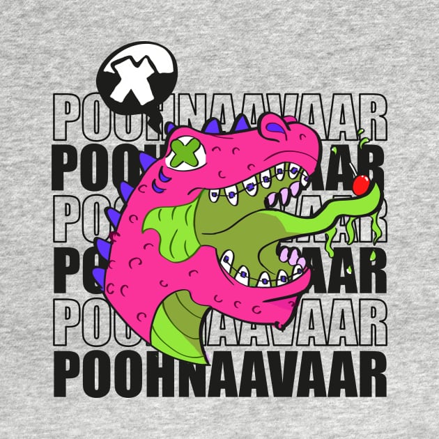 Tyranosuarus Mutant Dinosuar T-shirts by PoohNaaVaar